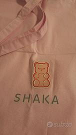 Tote bag Shaka con orsetto decorativo