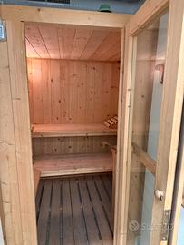 SAUNA UTILIZZATA POCHISSIMO PER 4/6 POSTI