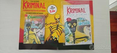 Fumetto Kriminal n. 1 anastatico nuovo sigillato