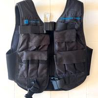 Gilet zavorrato regolabile 10 kg decathlon