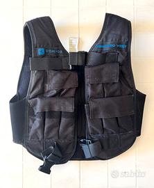 Gilet zavorrato regolabile 10 kg decathlon
