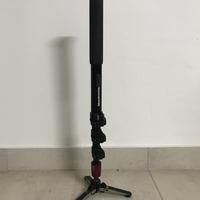 Monopiede Manfrotto con base treppiede