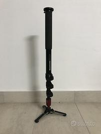 Monopiede Manfrotto con base treppiede