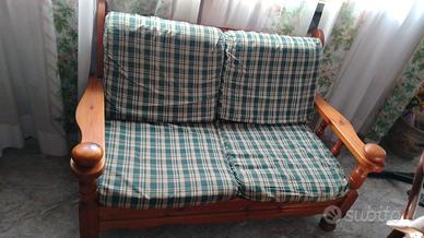 divanetto in legno 