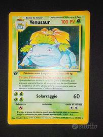 carta pokemon Venusaur set base 