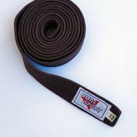 CINTURA MARRONE COTONE ARTI MARZIALI KICK BOXING