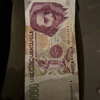 banconota 50000 Bernini