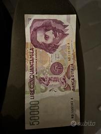 banconota 50000 Bernini