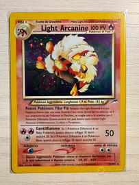 Pokemon Light Arcanine Holo Neo Destiny 12/105 ITA