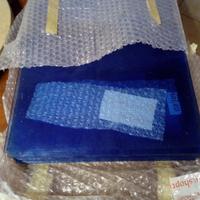 Vetro colorato formelle tirate a mano