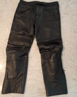pantalone in pelle per moto