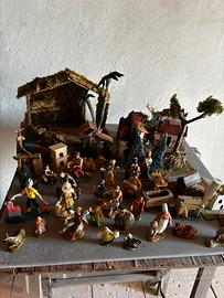 Lotto presepe con statuine