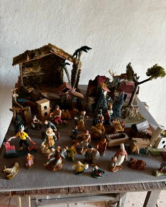 Lotto presepe con statuine