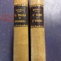 Libri antichi lotto 4 pz. Sinclair e Barrilli