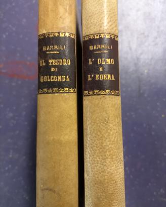 Libri antichi lotto 4 pz. Sinclair e Barrilli