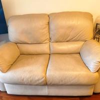 Divano in pelle due posti