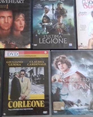 Sette dvd di film bellissmi di vari genere