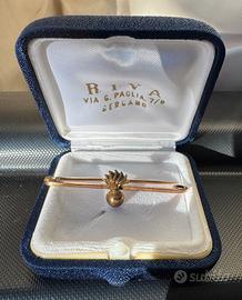 Cartoline carabinieri reali e fermacravatta in oro