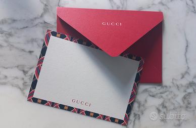 Busta e biglietto auguri Gucci originale