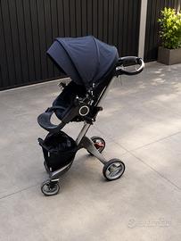 Passeggino Stokke Xplory Blu + accessori originali