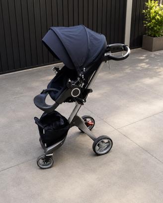 Passeggino Stokke Xplory Blu + accessori originali