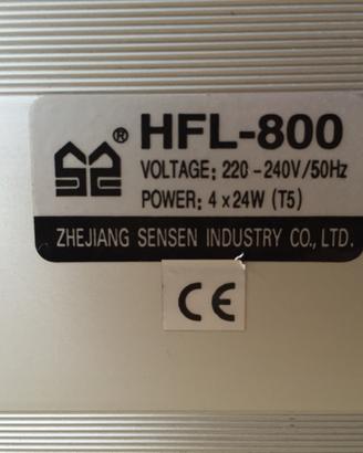 Plafoniera per acquari, terrari o altro. 24w T5