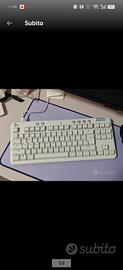 logitech g713 g 713 tastiera gaming bianca bianco 