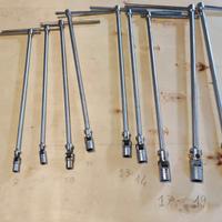 Chiavi a T  con snodo marca Pastorino 9 pezzi