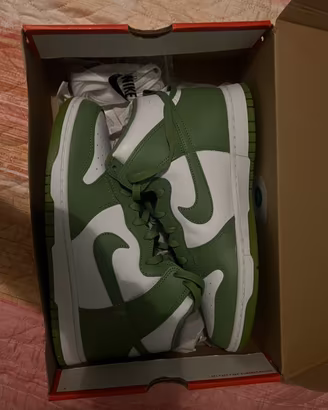 Nike dunk hi retro verdi mai usate
