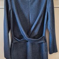 Rinascimento abito nero taglia M collo barchetta 