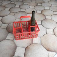 Portabottiglie in plastica 