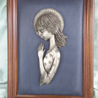 Quadro angioletto in resina