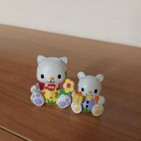 Set 2 Statuine Hello Kitty Vintage - Collezionismo