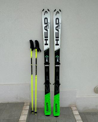 Sci HEAD Shape CX 170cm + Attacchi + Bastoncini