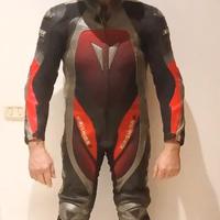 dainese kirishima tuta moto pelle