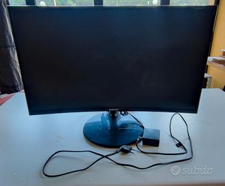 Monitor pc Samsung 27 pollici curvo Full HD nero
