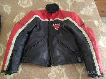 Completo moto in pelle Dainese