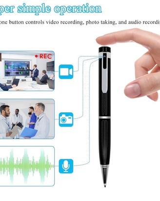 Penna multifunzione biro registratore video audio