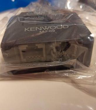 Kenwood MJ-89 Modular Plug Microphone Microfono Sw