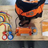 Kit Professionale Pompa Vuoto e Manometri BACOENG 