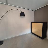 Piantana ad arco moderna nera – effetto design 