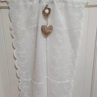 Shabby/ tenda/ tendina a vetro/ tendina bianca