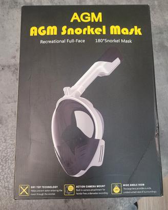 Agm snorkel mask full face