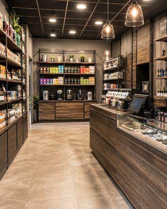 Attività negozio caffè e sigarette elettroniche