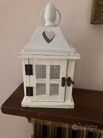 Lanterna bianca cm 28 di altezza