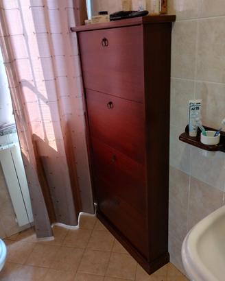 portascarpe in legno 