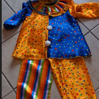 vestito carnevale bimbo pagliaccio clown