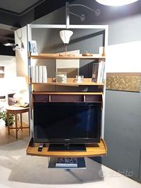 Mobile porta TV Ubiqua Porada metallo e legno