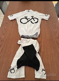 Completo ciclismo taglia m