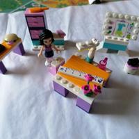 Lego Friends casetta cuccioli + studio design